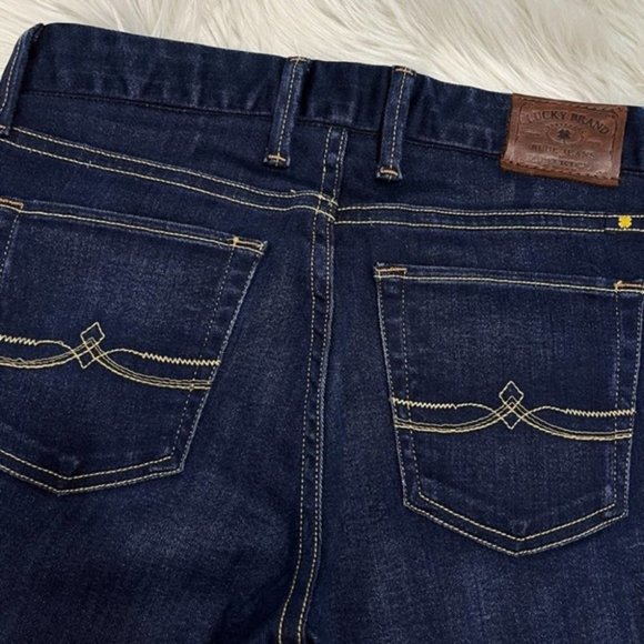 Lucky Brand The Sweet Jean Boot Mid Rise Dark Wash - Picture 7 of 10